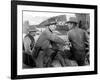 La Caravane heroique (Virginia City) by MichaelCurtiz with Errol Flynn and Randolph Scott, 1940 (b/-null-Framed Photo