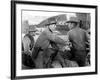 La Caravane heroique (Virginia City) by MichaelCurtiz with Errol Flynn and Randolph Scott, 1940 (b/-null-Framed Photo