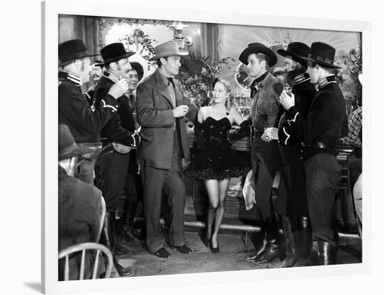 La Caravane heroique (Virginia City) by MichaelCurtiz with Randolph Scott, Myriam Hopkins and Errol-null-Framed Photo