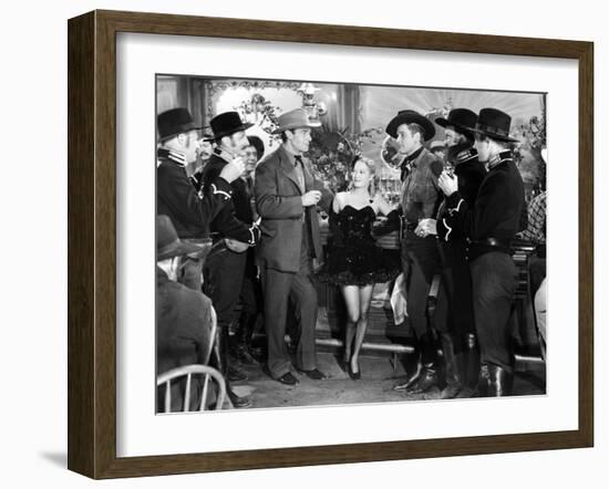 La Caravane heroique (Virginia City) by MichaelCurtiz with Randolph Scott, Myriam Hopkins and Errol-null-Framed Photo