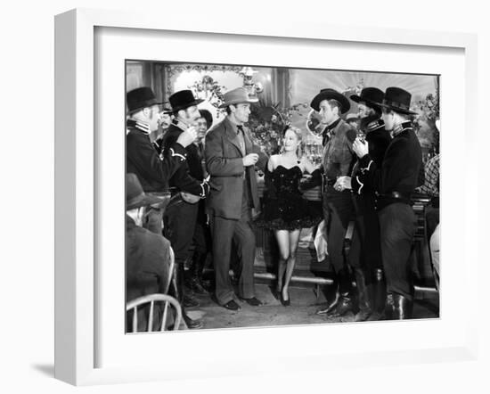 La Caravane heroique (Virginia City) by MichaelCurtiz with Randolph Scott, Myriam Hopkins and Errol-null-Framed Photo