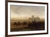 La Caravane-Alexandre Gabriel Decamps-Framed Giclee Print