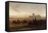 La Caravane-Alexandre Gabriel Decamps-Framed Stretched Canvas