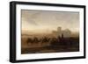 La Caravane-Alexandre Gabriel Decamps-Framed Giclee Print