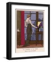 La Caresse A La Rose-null-Framed Giclee Print