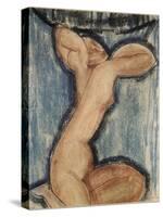 La cariatide-Amedeo Modigliani-Stretched Canvas