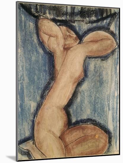 La cariatide-Amedeo Modigliani-Mounted Giclee Print