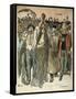 La Carmagnole," Patriotic Song of the French Revolution, from "Le Chambard Socialiste," 1894-Théophile Alexandre Steinlen-Framed Stretched Canvas