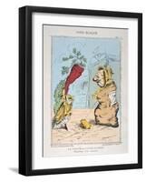 La Carotte Et La Pomme De Terre, 1870-1871-null-Framed Giclee Print