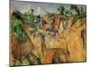 La Carriere de Bibemus-The quarry at Bibemus, Provence, France. Around 1895 Canvas-Paul Cezanne-Mounted Giclee Print