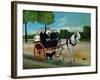 La carriole du Pere Junier, 1908 Canvas, 97 x 129 cm RF 1960-26.-Henri Rousseau-Framed Giclee Print