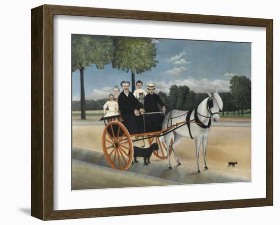 La Carriole Du PŠre Junier (Father Junier's Sleigh)-Henri Rousseau-Framed Giclee Print