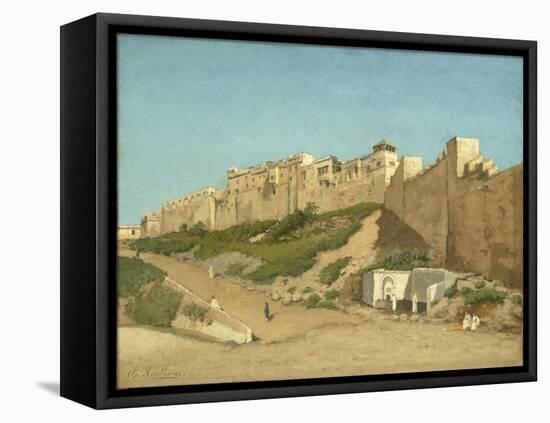 La Casbah d'Alger-Alphonse Asselbergs-Framed Stretched Canvas