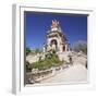 La Cascada, fountain with Quadriga de l'Auroa, architect Josep Fontsere, Parc de la Ciutadella, Bar-Markus Lange-Framed Photographic Print