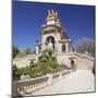 La Cascada, fountain with Quadriga de l'Auroa, architect Josep Fontsere, Parc de la Ciutadella, Bar-Markus Lange-Mounted Photographic Print