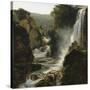 La cascade (Tivoli)-Achille Michallon-Stretched Canvas