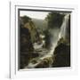 La cascade (Tivoli)-Achille Michallon-Framed Giclee Print