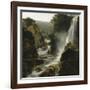 La cascade (Tivoli)-Achille Michallon-Framed Giclee Print