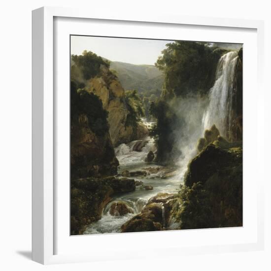 La cascade (Tivoli)-Achille Michallon-Framed Giclee Print