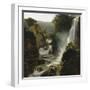 La cascade (Tivoli)-Achille Michallon-Framed Giclee Print