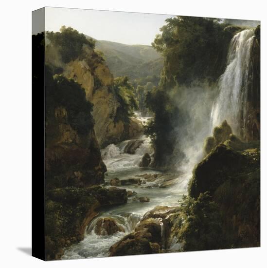 La cascade (Tivoli)-Achille Michallon-Stretched Canvas