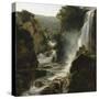 La cascade (Tivoli)-Achille Michallon-Stretched Canvas