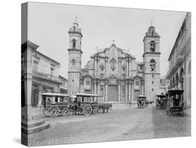 La Catedral, Havana, Cathedral of the Virgin Mary of the Immaculate Conception-William Henry Jackson-Stretched Canvas