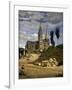 La cathédrale de Chartres-Jean-Baptiste-Camille Corot-Framed Giclee Print