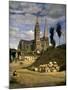 La cathédrale de Chartres-Jean-Baptiste-Camille Corot-Mounted Giclee Print