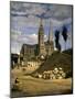 La cathédrale de Chartres-Jean-Baptiste-Camille Corot-Mounted Giclee Print