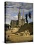 La cathédrale de Chartres-Jean-Baptiste-Camille Corot-Stretched Canvas