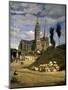 La cathédrale de Chartres-Jean-Baptiste-Camille Corot-Mounted Giclee Print