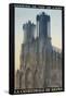 La Cathedrale De Reims Poster-Jean Droit-Framed Stretched Canvas