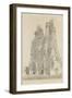 La cathédrale de Reims-Adrien Dauzats-Framed Giclee Print