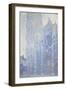 La cathédrale de Rouen. Le portail et la tour Saint-Romain, effet du matin-Claude Monet-Framed Giclee Print