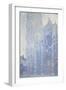 La cathédrale de Rouen. Le portail et la tour Saint-Romain, effet du matin-Claude Monet-Framed Giclee Print