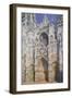 La Cathédrale De Rouen, Le Portail Et La Tour Saint-Romain, Plein Soleil, Harmonie Bleue Et-Claude Monet-Framed Giclee Print