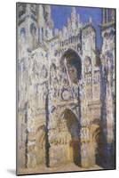 La Cathédrale De Rouen, Le Portail Et La Tour Saint-Romain, Plein Soleil, Harmonie Bleue Et-Claude Monet-Mounted Giclee Print