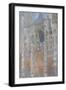 La cathédrale de Rouen. Le portail, soleil matinal-null-Framed Giclee Print