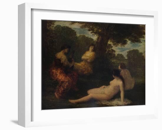 'La Causerie', c1878, (1938)-Henri Fantin-Latour-Framed Giclee Print