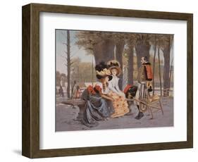 La Causerie-Francois Flameng-Framed Giclee Print