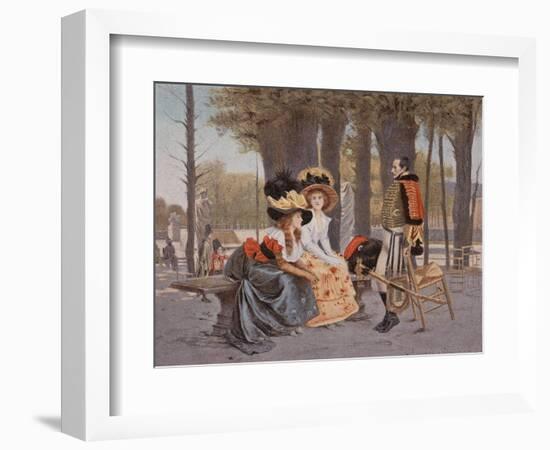 La Causerie-Francois Flameng-Framed Giclee Print