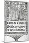 La Celestina or Tragicomedy of Calisto and Melibea and Old Prostitute Celestina-Fernando De Rojas-Mounted Giclee Print