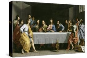 La Cène dite "la petite Cène"-Philippe De Champaigne-Stretched Canvas