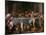 La Cene  (The Last Supper) Peinture D'agostino Carracci (1557-1602) 1594 Dim 172X237 Cm Museo Del-Agostino Carracci-Mounted Giclee Print