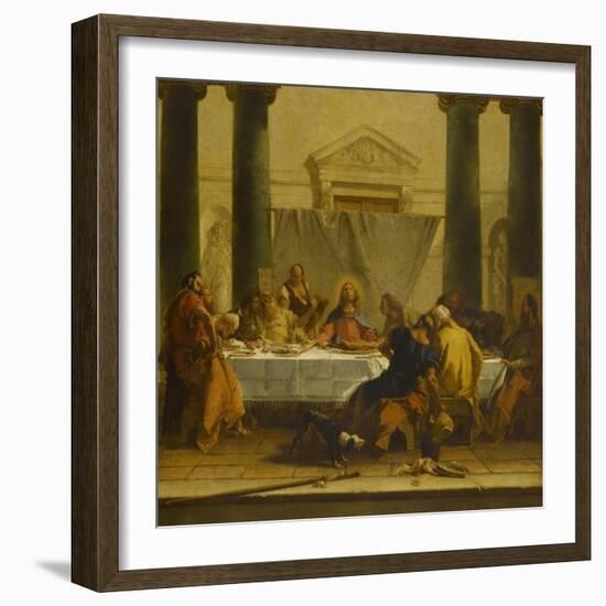 La Cène-Giovanni Battista Tiepolo-Framed Giclee Print