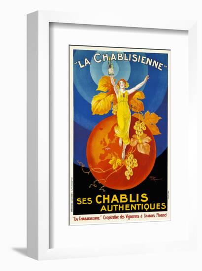La Chablisienne Ses Chablis Authentiques, 1926-Henry Le Monnier-Framed Art Print