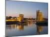 La Chaine and St. Nicholas Towers, La Rochelle at Dusk, Charente-Maritime, France-Stuart Hazel-Mounted Photographic Print