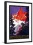 La Chaine De Mont-Blanc Vintage Poster - Europe-Lantern Press-Framed Art Print