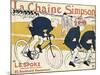 La Chaîne Simson, (Advertising Poste), 1896-Henri de Toulouse-Lautrec-Mounted Giclee Print